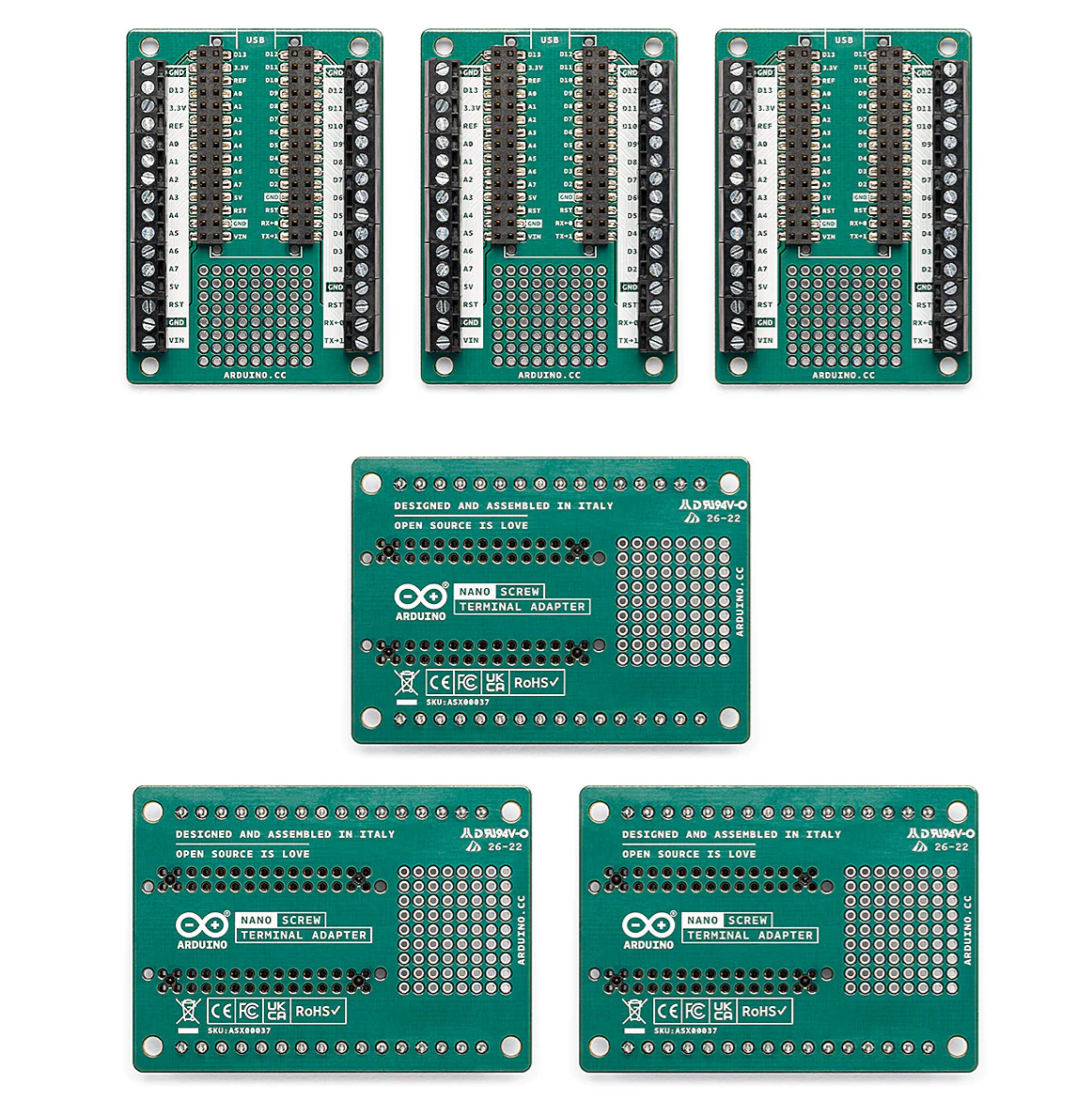 Arduino Nano螺钉端子适配器
